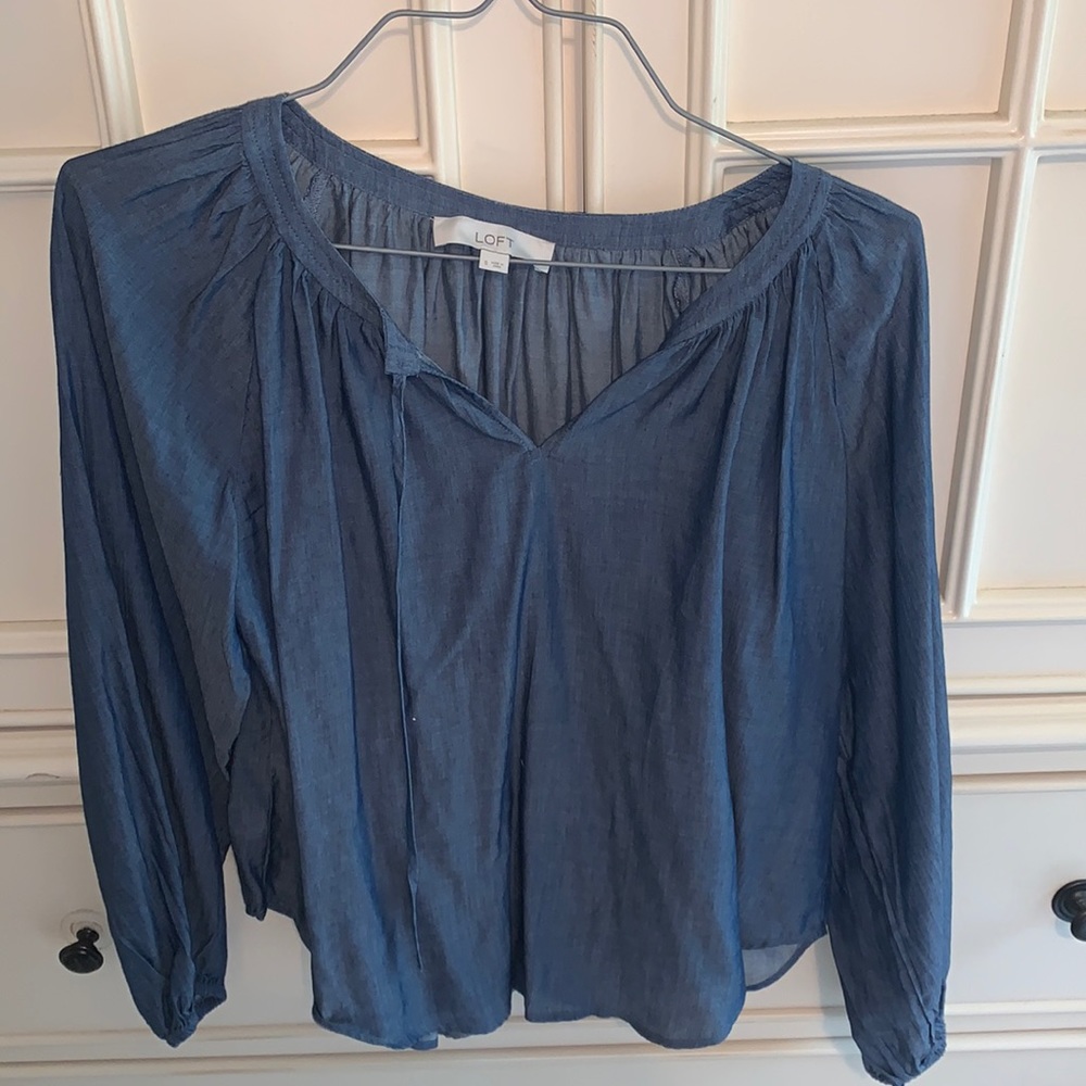 Loft top shirt blouse